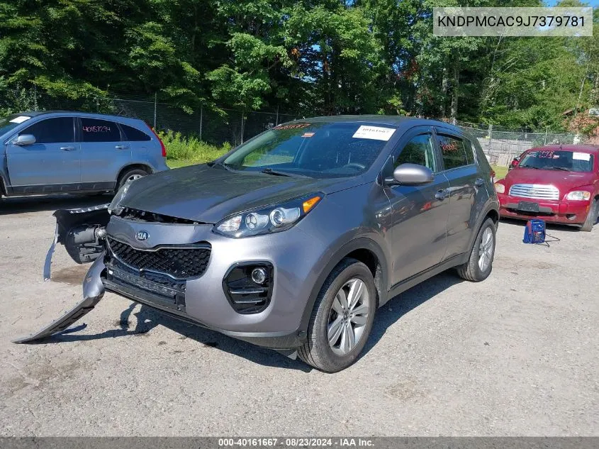 KNDPMCAC9J7379781 2018 Kia Sportage Lx