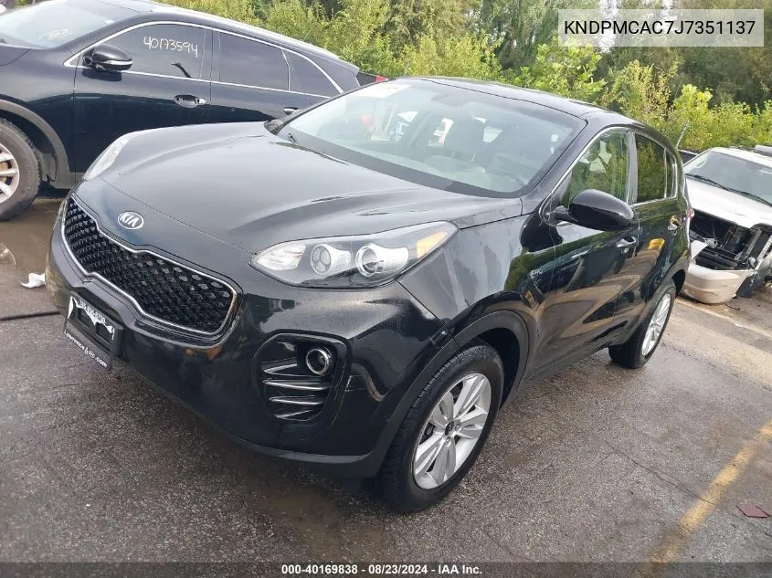 KNDPMCAC7J7351137 2018 Kia Sportage Lx