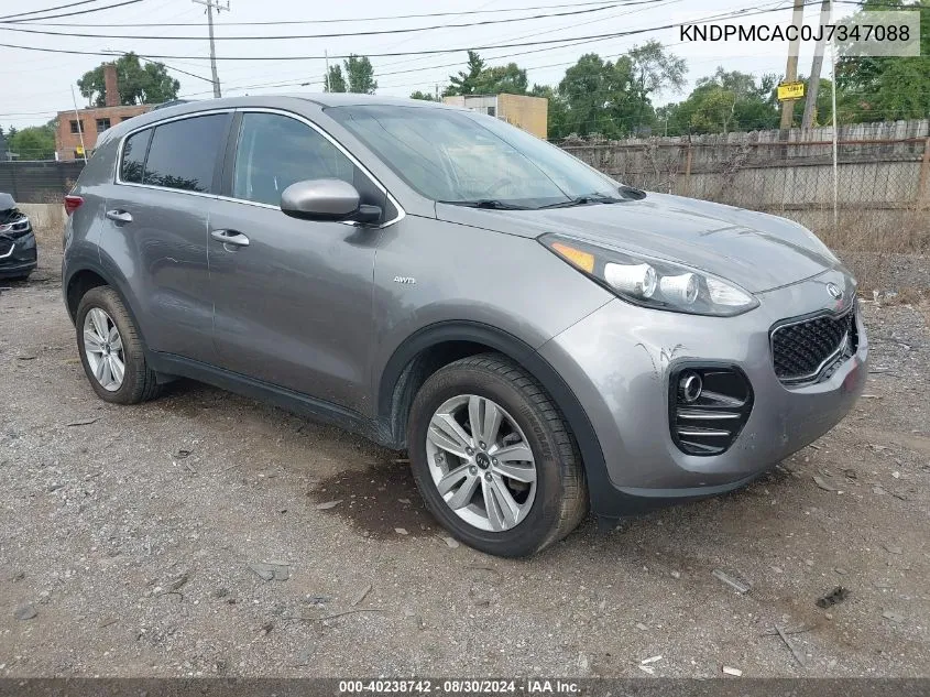 KNDPMCAC0J7347088 2018 Kia Sportage Lx