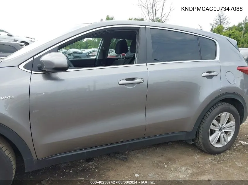 KNDPMCAC0J7347088 2018 Kia Sportage Lx