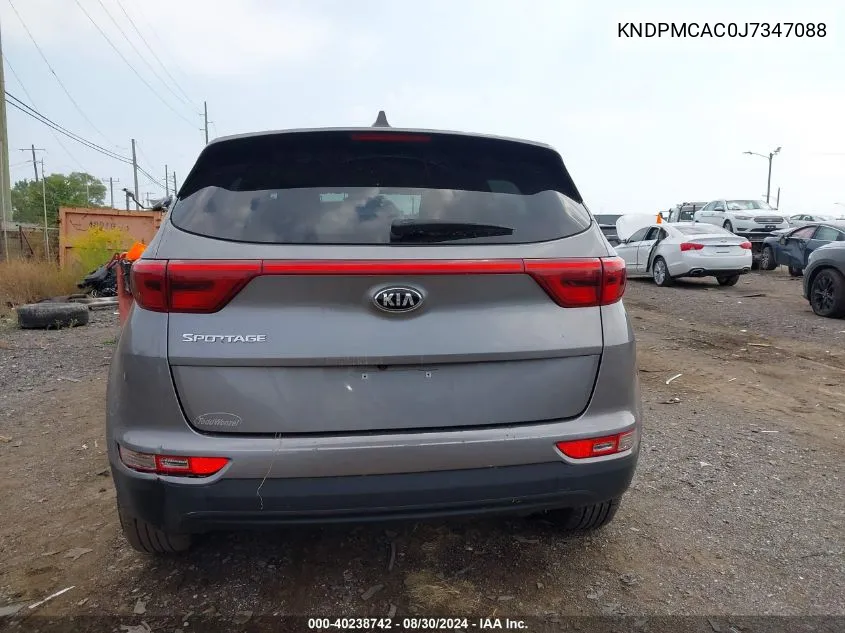 KNDPMCAC0J7347088 2018 Kia Sportage Lx