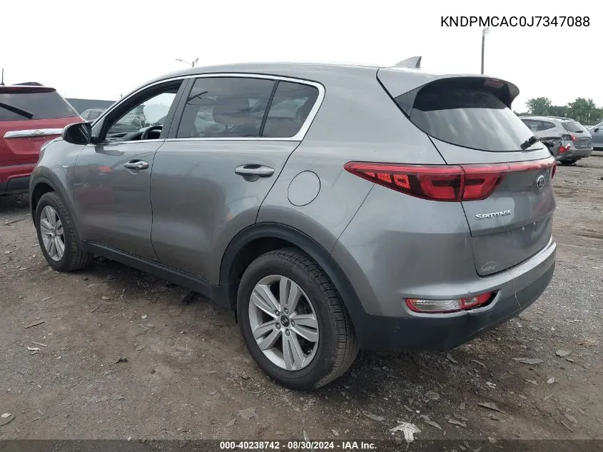 2018 Kia Sportage Lx VIN: KNDPMCAC0J7347088 Lot: 40238742