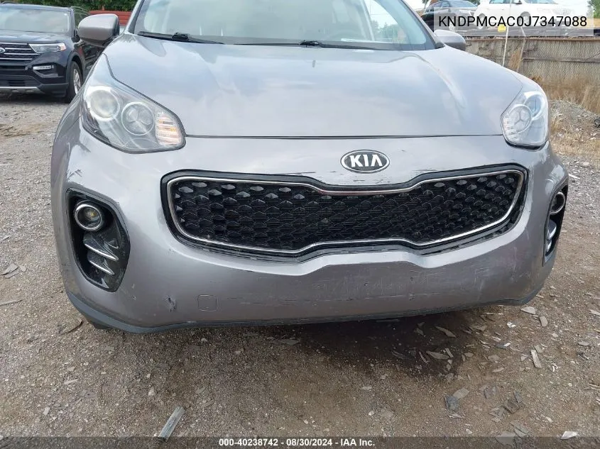 KNDPMCAC0J7347088 2018 Kia Sportage Lx