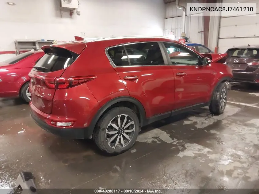 KNDPNCAC8J7461210 2018 Kia Sportage Ex