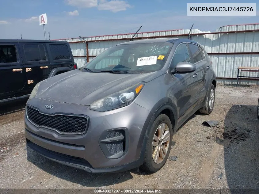 KNDPM3AC3J7445726 2018 Kia Sportage Lx