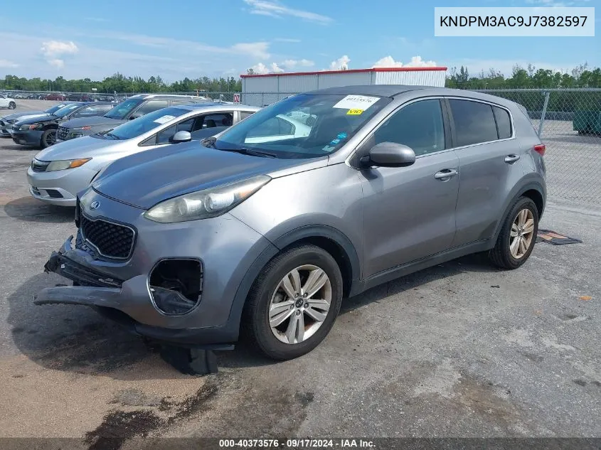 2018 Kia Sportage Lx VIN: KNDPM3AC9J7382597 Lot: 40373576