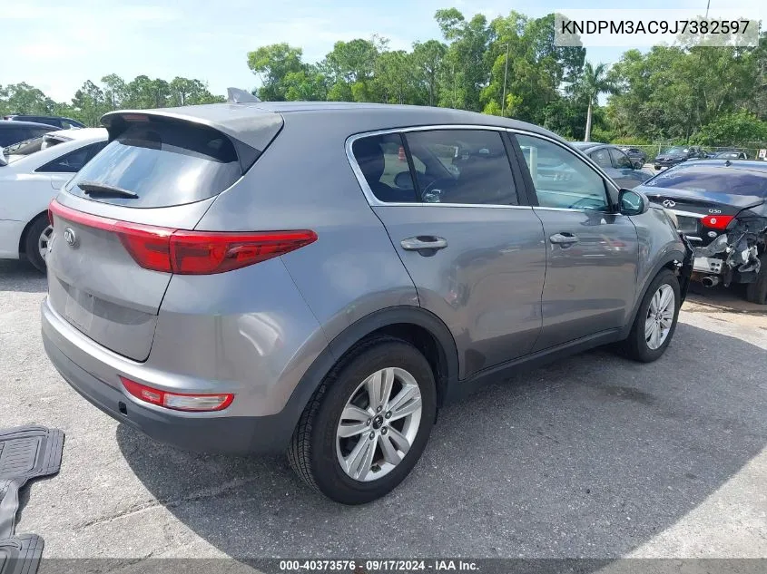 2018 Kia Sportage Lx VIN: KNDPM3AC9J7382597 Lot: 40373576