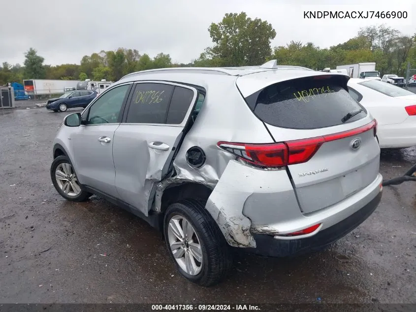 KNDPMCACXJ7466900 2018 Kia Sportage Lx