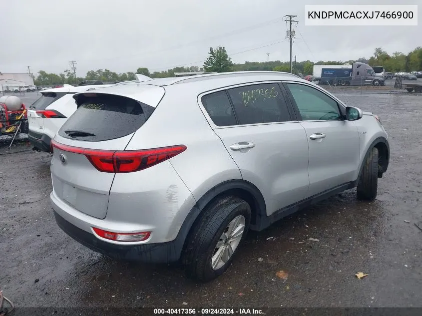 KNDPMCACXJ7466900 2018 Kia Sportage Lx