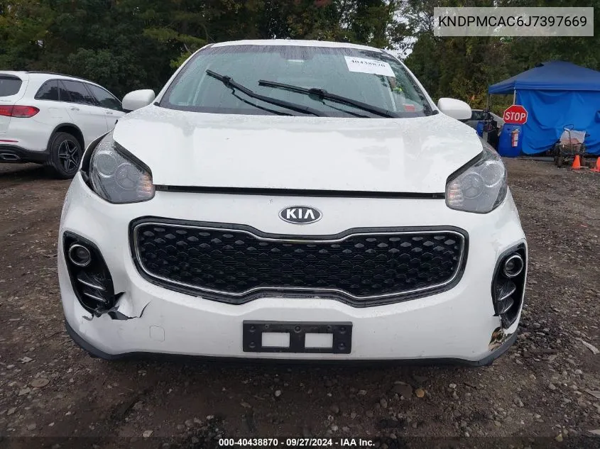 KNDPMCAC6J7397669 2018 Kia Sportage Lx