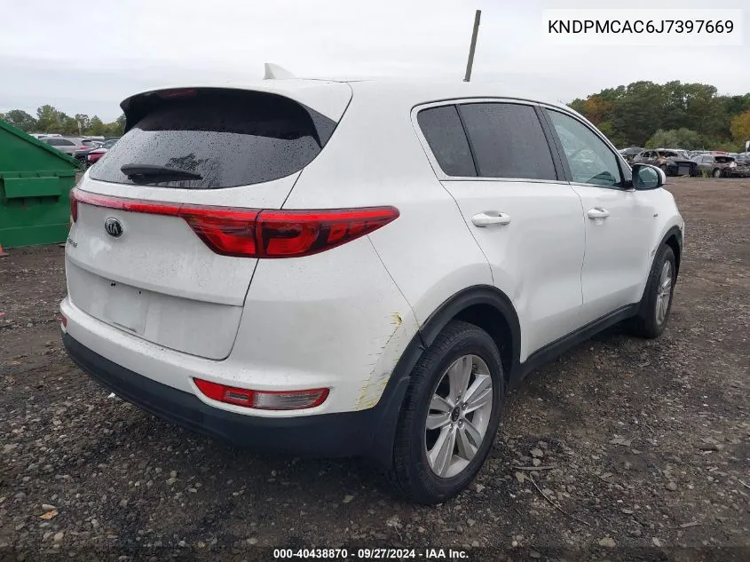 KNDPMCAC6J7397669 2018 Kia Sportage Lx