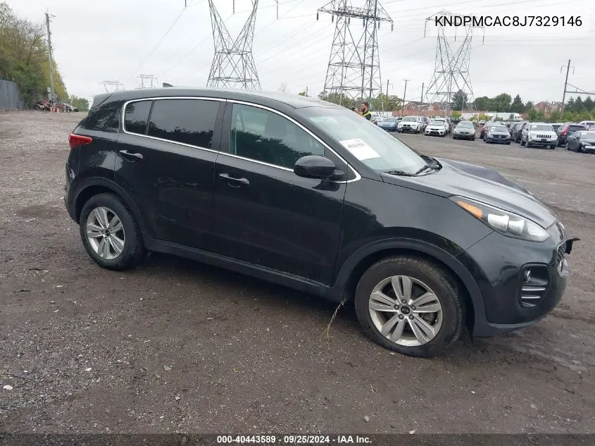 KNDPMCAC8J7329146 2018 Kia Sportage Lx