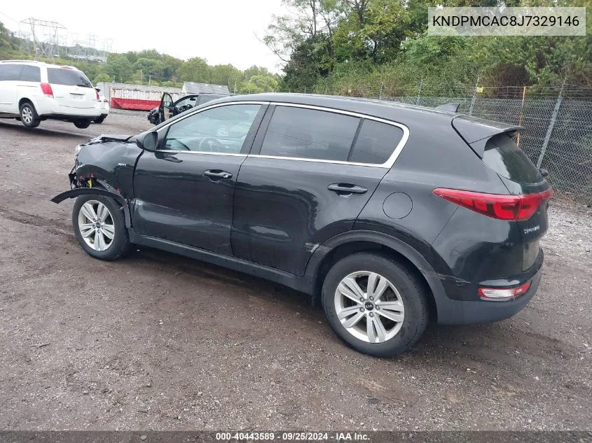 KNDPMCAC8J7329146 2018 Kia Sportage Lx