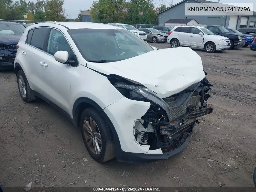 KNDPM3AC5J7417796 2018 Kia Sportage Lx