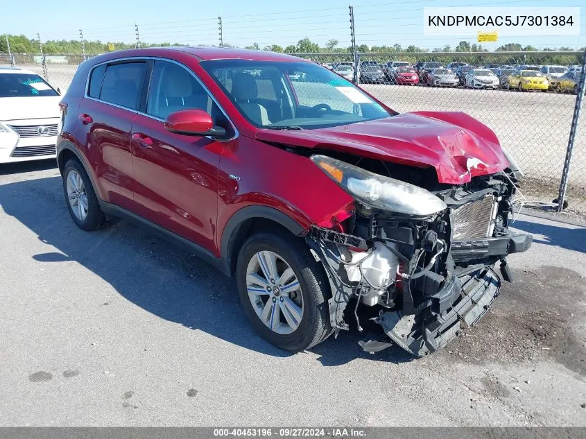 2018 Kia Sportage Lx VIN: KNDPMCAC5J7301384 Lot: 40453196