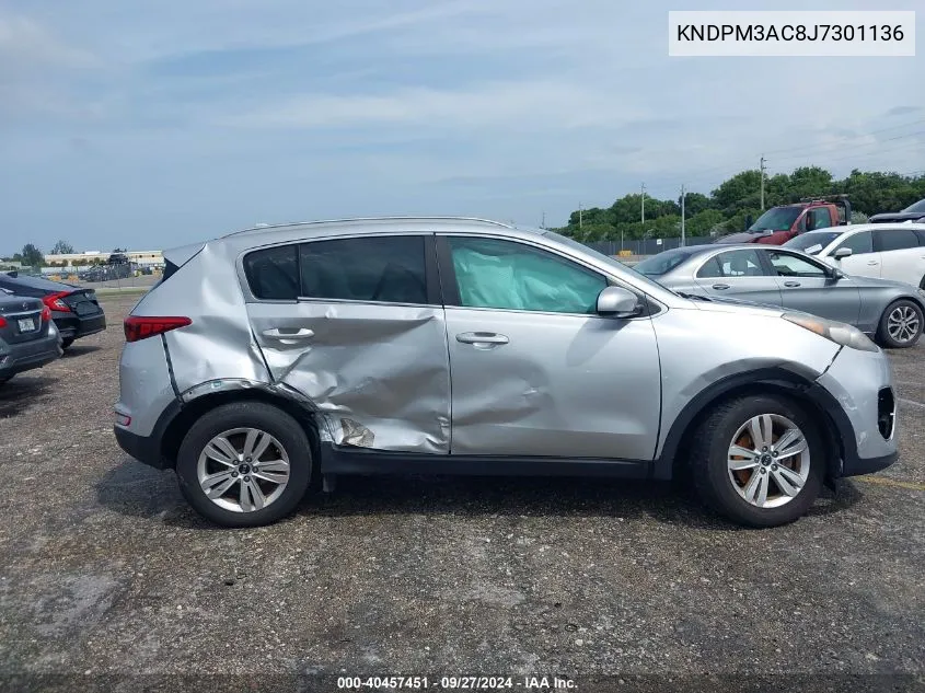 KNDPM3AC8J7301136 2018 Kia Sportage Lx