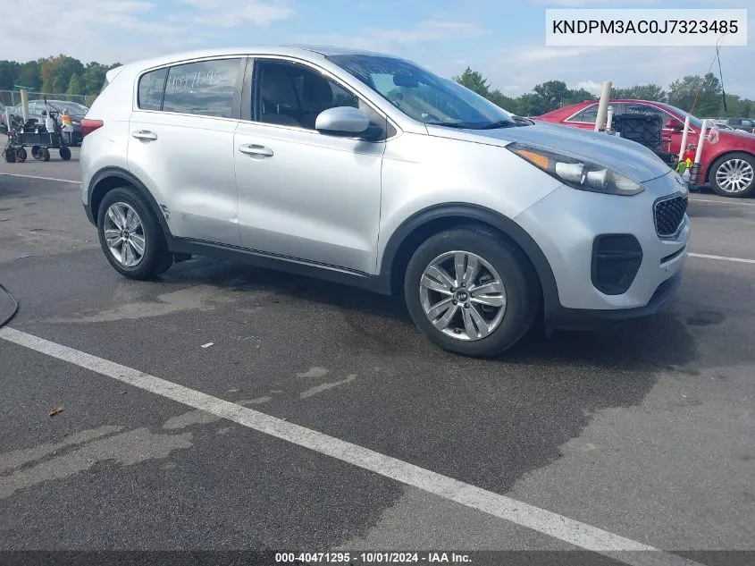 2018 Kia Sportage Lx VIN: KNDPM3AC0J7323485 Lot: 40471295