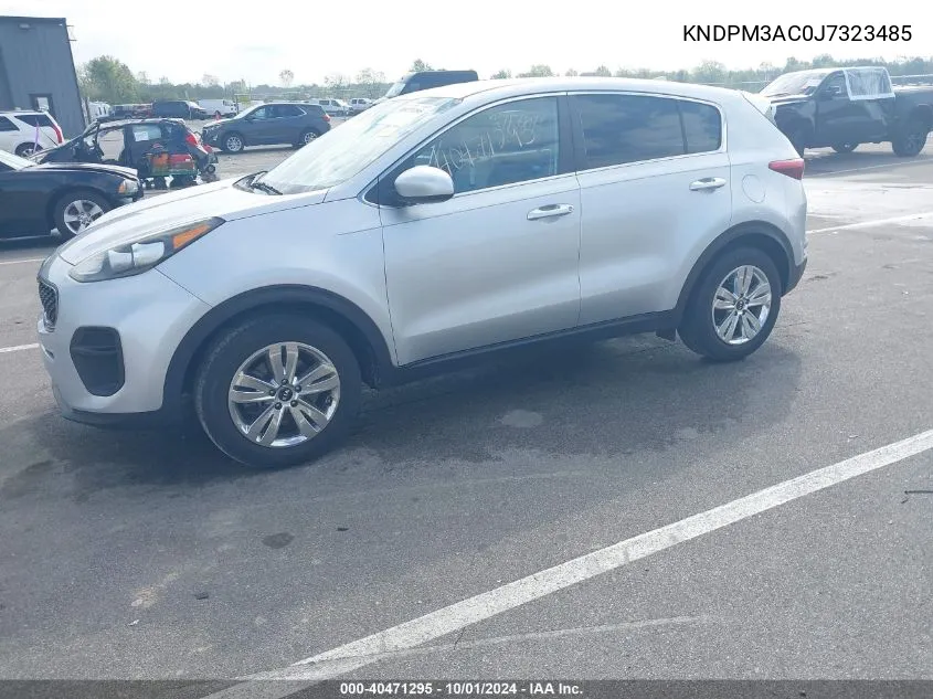 2018 Kia Sportage Lx VIN: KNDPM3AC0J7323485 Lot: 40471295