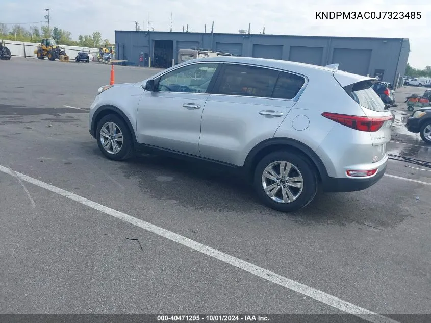 2018 Kia Sportage Lx VIN: KNDPM3AC0J7323485 Lot: 40471295