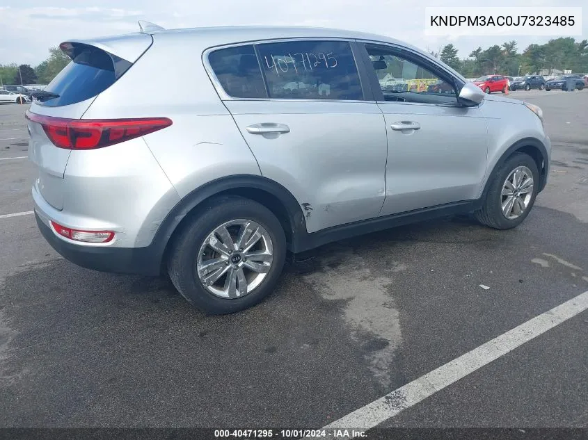 2018 Kia Sportage Lx VIN: KNDPM3AC0J7323485 Lot: 40471295