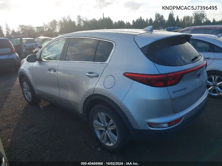 2018 Kia Sportage Lx VIN: KNDPMCAC5J7396495 Lot: 40485868