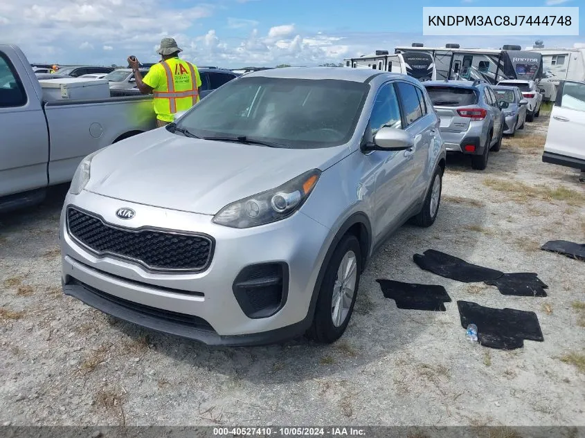 KNDPM3AC8J7444748 2018 Kia Sportage Lx