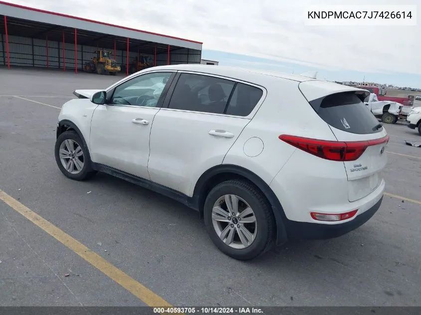 2018 Kia Sportage Lx VIN: KNDPMCAC7J7426614 Lot: 40593705