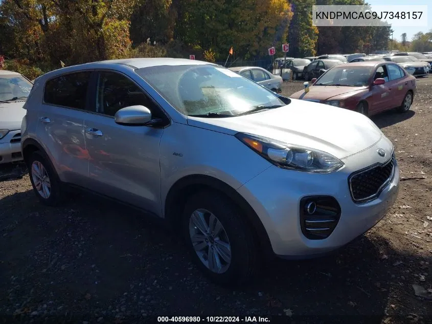 2018 Kia Sportage Lx VIN: KNDPMCAC9J7348157 Lot: 40596980