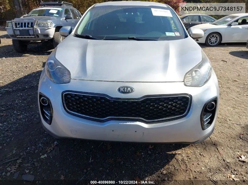 2018 Kia Sportage Lx VIN: KNDPMCAC9J7348157 Lot: 40596980