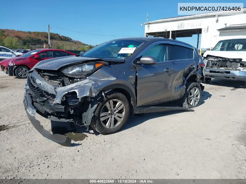 2018 Kia Sportage Lx VIN: KNDPMCAC0J7426406 Lot: 40622568