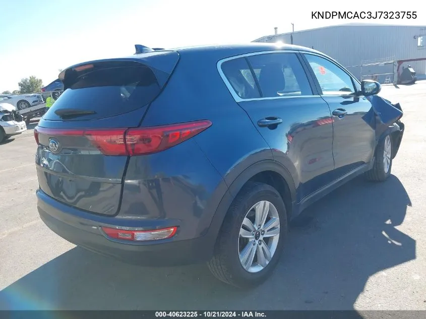 2018 Kia Sportage Lx VIN: KNDPMCAC3J7323755 Lot: 40623225