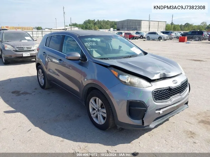 2018 Kia Sportage Lx VIN: KNDPM3AC9J7382308 Lot: 40671072