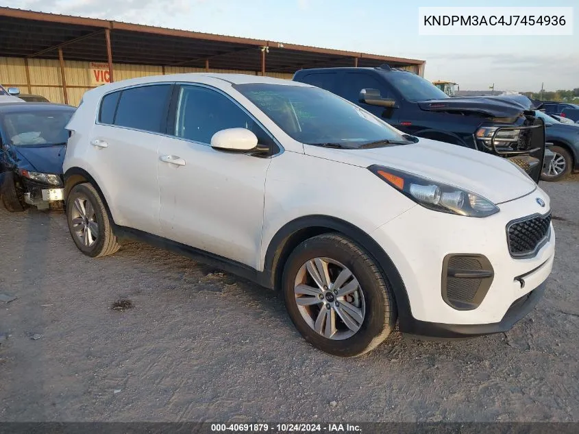 KNDPM3AC4J7454936 2018 Kia Sportage Lx