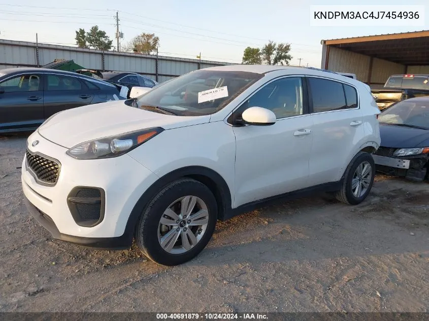 KNDPM3AC4J7454936 2018 Kia Sportage Lx