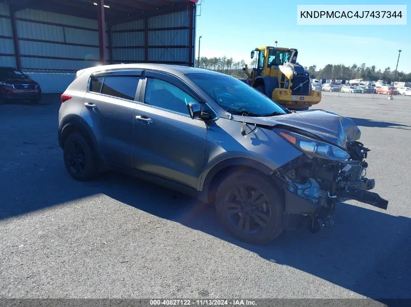 KNDPMCAC4J7437344 2018 Kia Sportage Lx