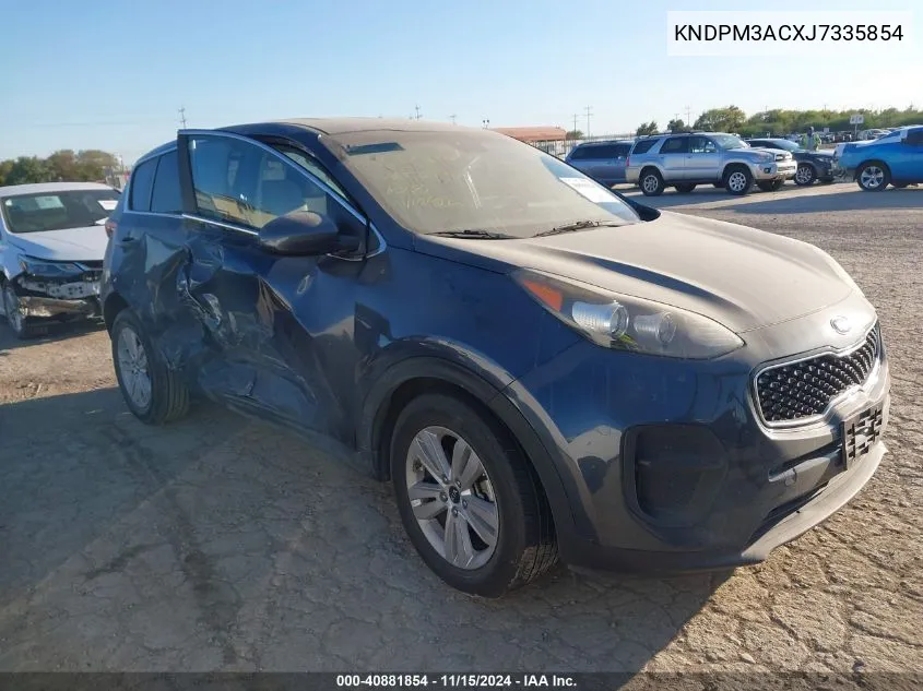 2018 Kia Sportage Lx VIN: KNDPM3ACXJ7335854 Lot: 40881854