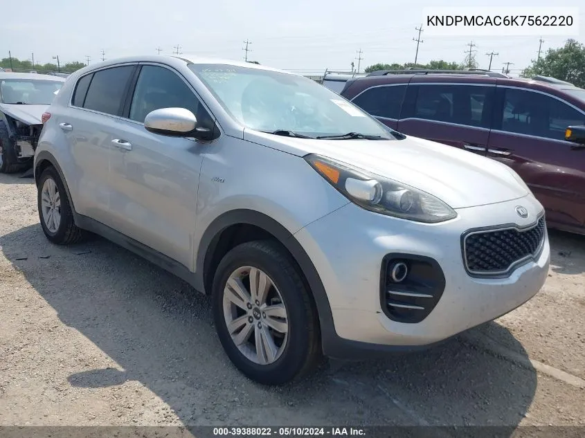 KNDPMCAC6K7562220 2019 Kia Sportage Lx