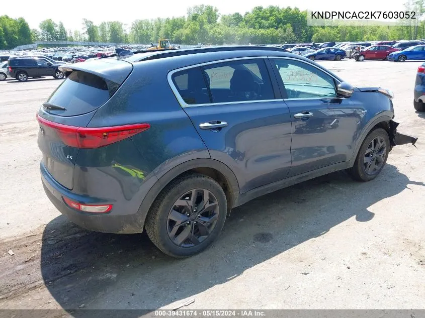 KNDPNCAC2K7603052 2019 Kia Sportage Ex