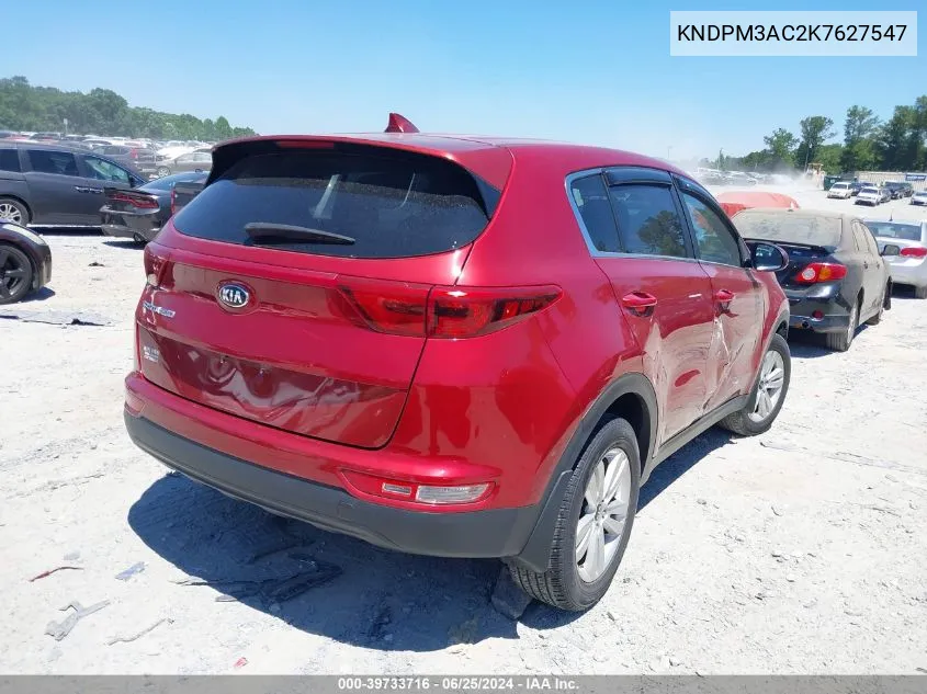 KNDPM3AC2K7627547 2019 Kia Sportage Lx