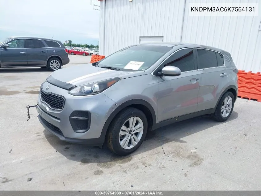 KNDPM3AC6K7564131 2019 Kia Sportage Lx