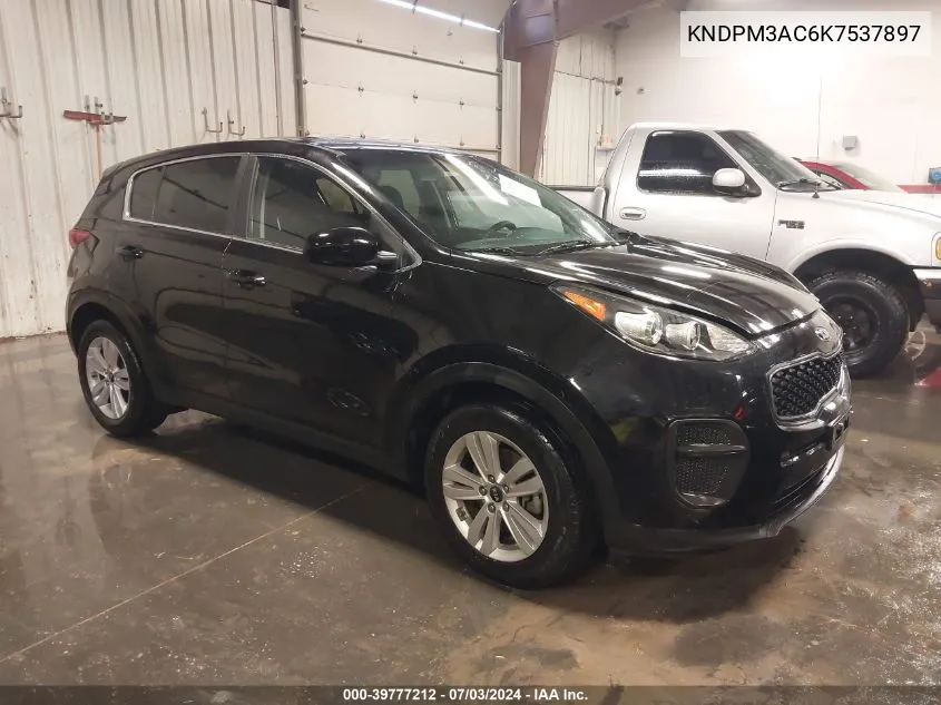 2019 Kia Sportage Lx VIN: KNDPM3AC6K7537897 Lot: 39777212