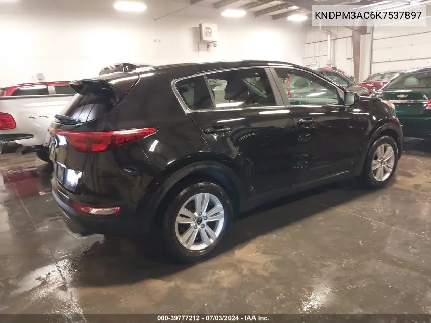 2019 Kia Sportage Lx VIN: KNDPM3AC6K7537897 Lot: 39777212