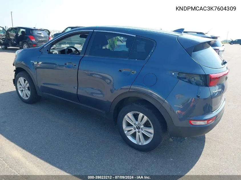 KNDPMCAC3K7604309 2019 Kia Sportage Lx