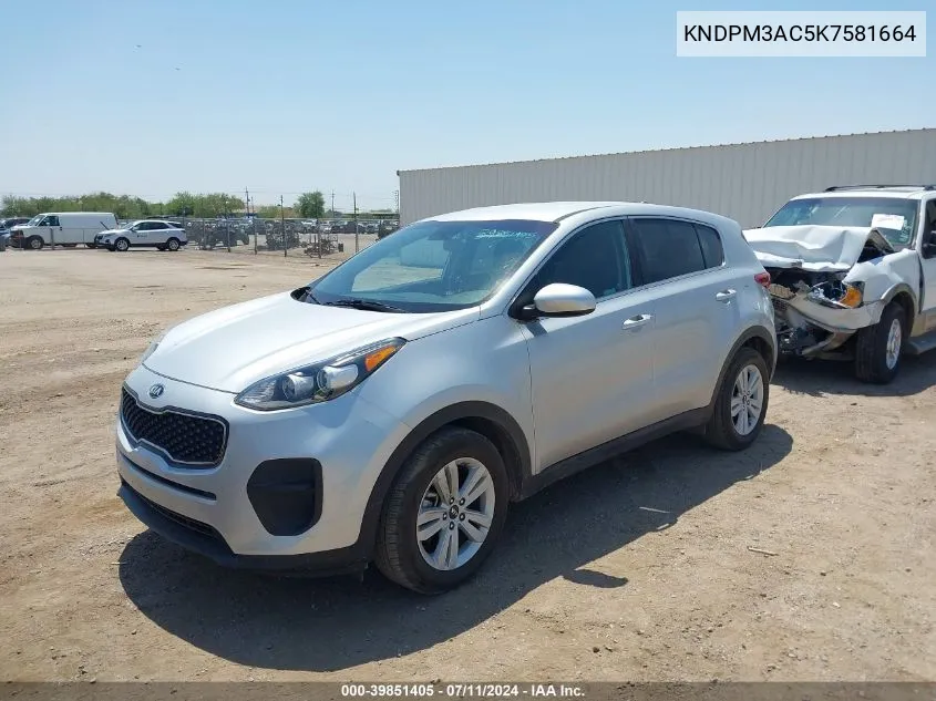 KNDPM3AC5K7581664 2019 Kia Sportage Lx