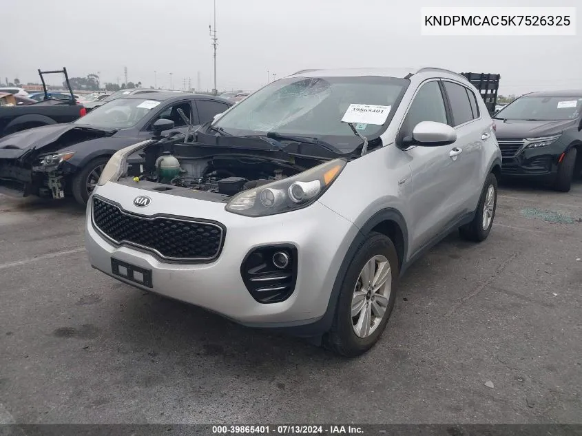 KNDPMCAC5K7526325 2019 Kia Sportage Lx