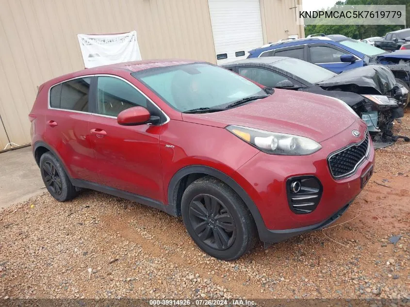 KNDPMCAC5K7619779 2019 Kia Sportage Lx