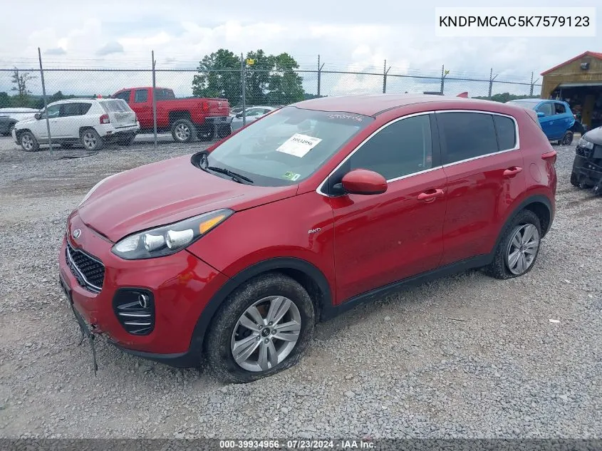 KNDPMCAC5K7579123 2019 Kia Sportage Lx