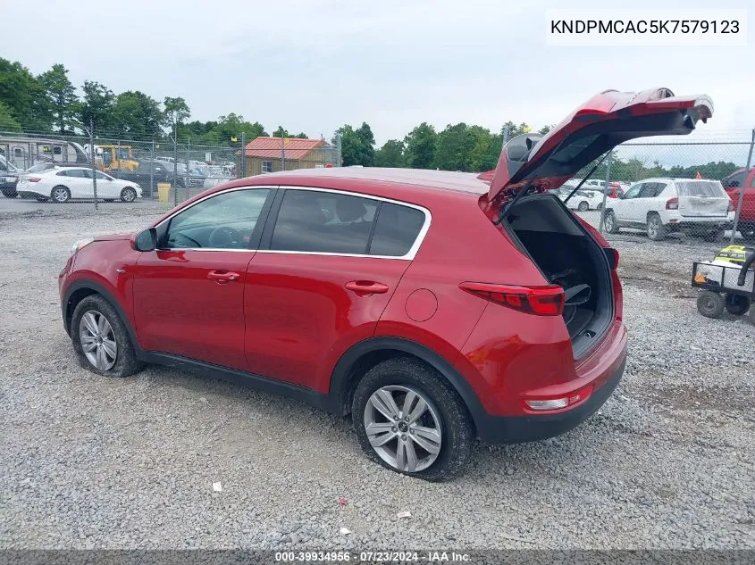 KNDPMCAC5K7579123 2019 Kia Sportage Lx