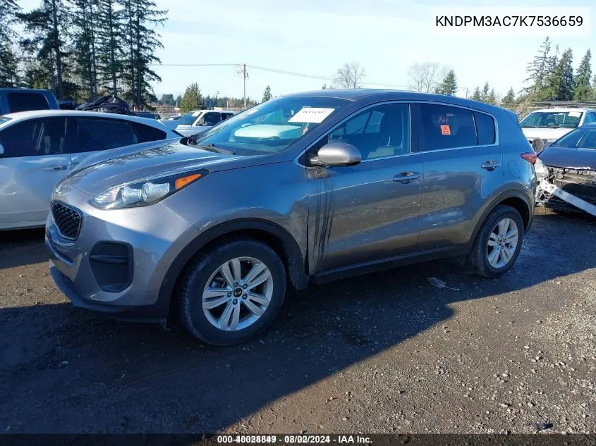 KNDPM3AC7K7536659 2019 Kia Sportage Lx