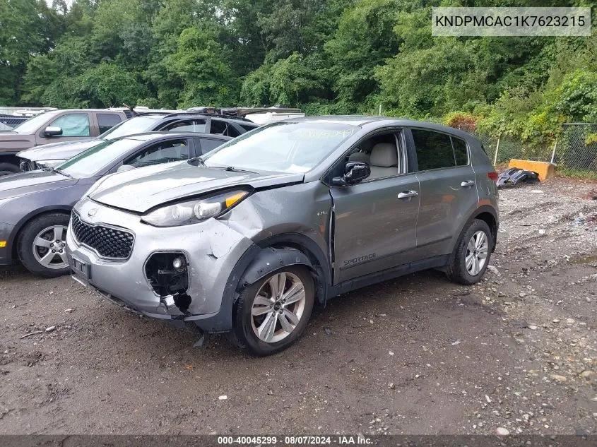 2019 Kia Sportage Lx VIN: KNDPMCAC1K7623215 Lot: 40045299